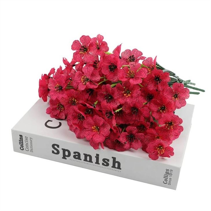 african violet fake flowers